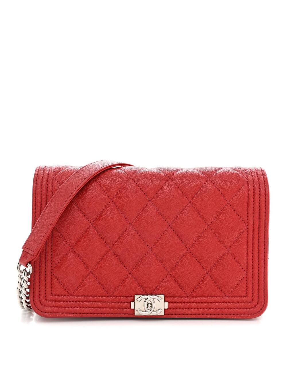 Chanel Caviar Quilted Boy Wallet On #297699C18B
